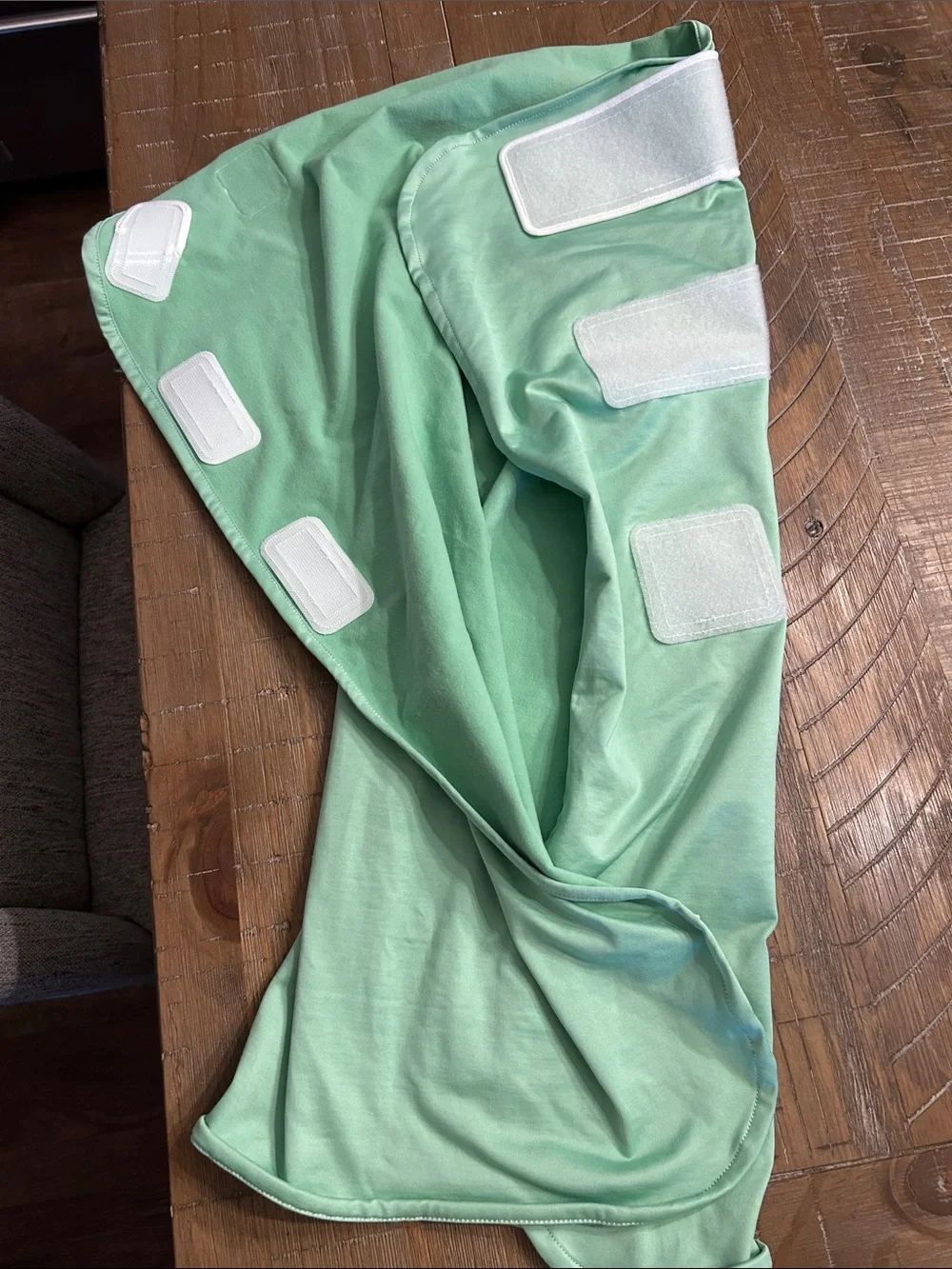 Ollie World Mint Green Swaddle Sleep Sack